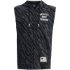 Under Armour Project Rock Rival Sleeveless Zip Fleece Mens Black M