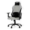 Autronic KA-F12 SIL2 - Herné kreslo, strieborná látka, hojdací mechanizmus, polohovanie operadla 90 ° -180 °, 3D podrúčky, vankúše z pamäťovej peny,