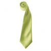 Premier Workwear Pánska saténová kravata PR750 Lime -ca. Pantone 382 144 x 8,5 cm
