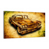 Canvas print 120x80 retro sepia auto 0526 (Canvas print 120x80 retro sepia auto 0526)