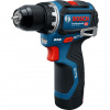 Bosch Powertools Akumulátorová vrtačka/šroubovák GSR 12V-32 Professional, 12 V (modrá/černá, 2x Li-ion baterie 2,0 Ah, L-BOXX)