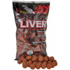 STARBAITS Boilies Red Liver 20mm, 800g