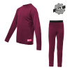 Juniorské tričko dl.rukáv + spodky SENSOR MERINO ACTIVE SET lilla 160