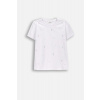 COCCODRILLO COCCODRILLO Elegantné tričko s krátkym rukávom rozmer 140 farba biely pre dievčatá