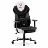 Herné kreslo Diablo X-Gamer 2.0 Normal Size: čierno-biele
