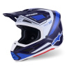 Prilba ALPINESTARS SUPERTECH S-M7 CORE (modrá/biela) 2XL