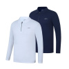 Fabric 2-Pack Long Sleeve Polo Navy/White 2XL