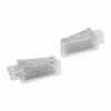 LED osvetlenie interiéru - 18x LED modré Audi / Seat / Škoda / VW / Porsche / Lamborghini (2ks)