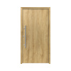 Hliníkovo-oceľové vchodové dvere bezpečnostné Apollon RC2 100 x 210 cm L dub prírodný