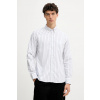 United Colors of Benetton košeľa pánska bavlnená 5FGBUQ04C biela M