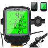CYKLOPOČÍTAČ 28 FUNKCIÍ LCD PRE BICYKEL RÝCHLOMER NA BICYKEL VZDIALENOSŤ