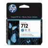 HP 712 Inkoustová náplň azurová (3ED67A)