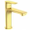Ideal Standard Connect Air Umývadlová batéria Grande Slim, Blue Start, Brushed Gold A7016A2