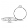 SOFIA DIAMONDS zlatý zásnubný prsteň s diamantom 0,18 ct H/I1 UDRG47930W-H-I1