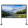 SucceBuy Prenosné premietacie plátno Filmové plátno HD 4K 16:9 347x201,9CM
