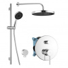 kielle Oudee Sprchová súprava so skrytou batériou, chróm 20602SP10 1 set