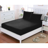 HoD Plachta s gumkou Jersey PLUS Čierna Bavlna Rozmer v cm: 90 x 200