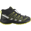 Salomon XA Pro V8 Mid CSWP J 472894 black/deep lichen dětské nepromokavé trekové boty - 38 EUR
