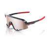 Okuliare 100% SLENDALE Gloss Crabon Fiber - HiPER Crimson-Silver Lens