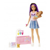 Mattel Barbie Chůva herní set s postýlkou, HJY33
