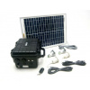 20W solární systém monokrystalický s akumulátorem