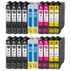 20x ATRAMENTY PRE EPSON Stylus SX215 SX218 D78 DX7450
