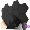 12X AKUSTICKÁ PENA ODHLUČŇOVACIA HEXAGON PANEL herná izba samolepiaca