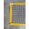 BERGER – HUCK Sieť na plážový volejbal PE 2 mm, pre ihrisko 8,00 x 16,00 m, žltý okraj