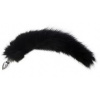 ROUGE Stainless Steel Medium Butt Plug Tail - Real Fur