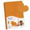 Bellatex plachta froté svetlo oranžová 160x200