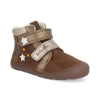 Barefoot dětské zimní boty D.D.step W073-42766A hnědé