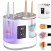 Čistič štetcov na make-up s otočným čistiacim systémom a USB napájaním