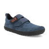 Barefoot dětské tenisky Sole Runner - Puck 2 nubuk/canvas blue modré