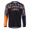 FORCE dres RECKLESS dlhý rukáv, čierno-oranžový Zvoľte Variant: M