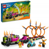 LEGO stavebnica LEGO® City 60357 Ťahač s ohnivými kruhmi (5702017416175)