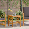 zahrada-XL Záhradný stolík Hnedý 45x45x50 cm Solid Akáciové drevo 4106452