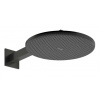 Hansgrohe Raindance Alive S Hlavová sprcha, priemer 30 cm, 2 prúdy, kefovaný čierny chróm 24540340-HG