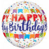 Fóliový balón Amscan Happy Birthday Banner Bash 38