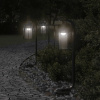 Vonkajšia Stojaca Lampa Čierna Nehrdzavejúca Oceľ