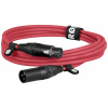 Rode XLR3M-R XLR propojovací kabel 3 m červená
