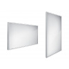 Nimco - Zrkadlo s LED osvetlením, 120x70 cm, hranaté, alumínium ZP 13006