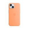 Apple iPhone 15 Silicone Case with MagSafe Orange Sorbet MT0W3ZM/A