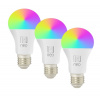 IMMAX IMMAX NEO LITE SMART sada 3x žárovka LED E27 11W RGB+CCT, stmívatelná, Wi-Fi, Beacon, DO, TUYA