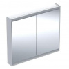 Geberit ONE - Zrkadlová skrinka s LED osvetlením, 105x90x15 cm, 2 dvierka, biela 505.814.00.2