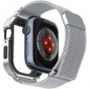 Remienok Spigen Metal Fit Pro Silver Apple Watch 8/7 45 mm ACS04584