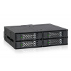 Icy Dock ToughArmor MB607SP-B Rugged Full Metal 4 Bay 2.5