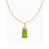 Thomas Sabo KE2209-414-6-L45V Gold-plated chain w. green Goldbears pendant