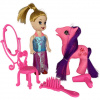 Katie: Sandra bábika s ružovým poníkom a kaderníckym príslušenstvom 10cm