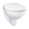 Závesné WC GROHE Bau Keramik bez splachovacieho kruhu vč. WC dosky 39351000