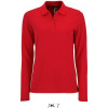 SOL´S PERFECT LSL / Dámska polokošeľa s dlhým rukávom - red S